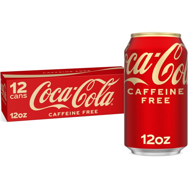 Coca-Cola Caffeine-Free Soda Pop Fridge Pack Cans, 12 fl oz, 12 Pack