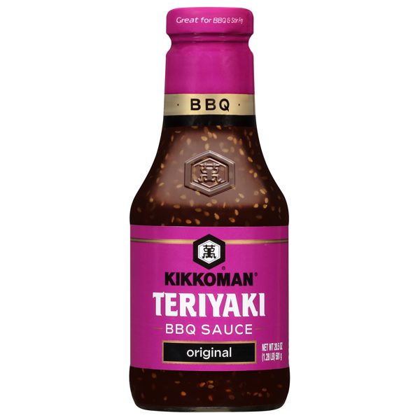 Kikkoman Teriyaki BBQ Original 20.5 oz Glass Bottle
