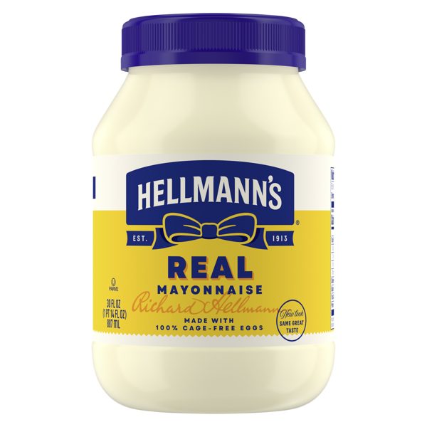 Hellmann's Real Mayonnaise, Sandwich Spread Condiments, 30 fl oz Jar