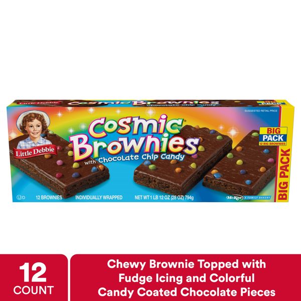 Snack Cakes, Little Debbie Big Pack COSMIC® Brownies