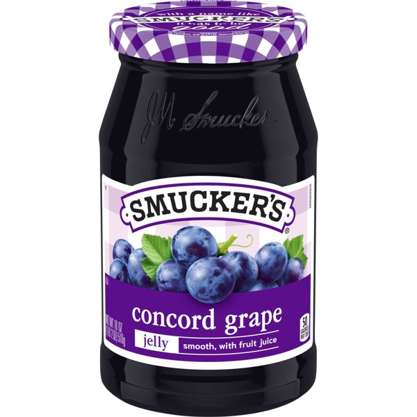 Smucker’s Concord Grape Jelly, 18 oz Jar