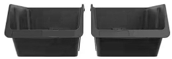 Hyper Tough Hyper Stack Large Wall-Mount Storage Bin, Black