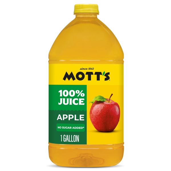 Mott's 100% Apple Juice, 1 Gal, Bottle