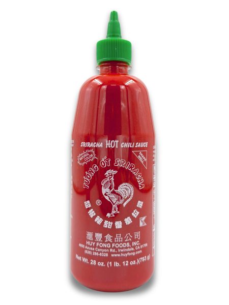 Huy Fong Foods Sriracha Hot Chili Sauce, 28 oz (793 g)