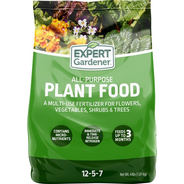 Expert Gardener All-Purpose Plant Food Fertilizer 12-5-7, 4 lb