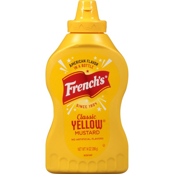 French's Kosher Classic Yellow Mustard, 14.0 oz Squeeze Bottle
