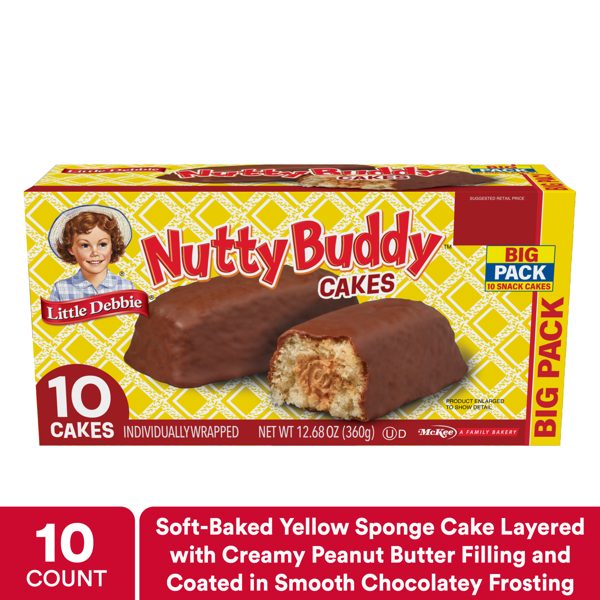 Little Debbie Big Pack Nutty Buddy Cakes