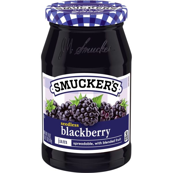 Smucker’s Seedless Blackberry Jam, 18 oz Jar