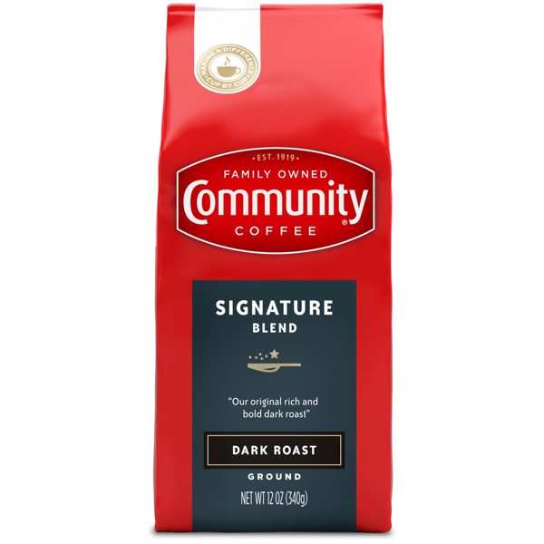 Community® Coffee Signature Blend Premium Ground, Dark Roast, 12 Oz Bag
