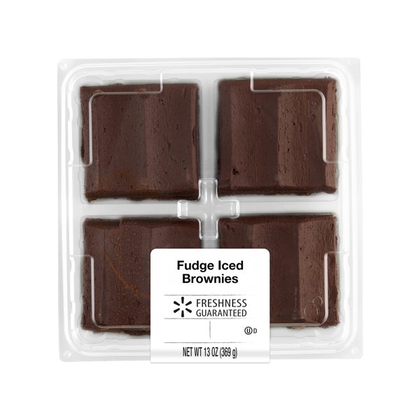 Freshness Guaranteed Fudge Iced Brownie, 13 oz, 4 Count