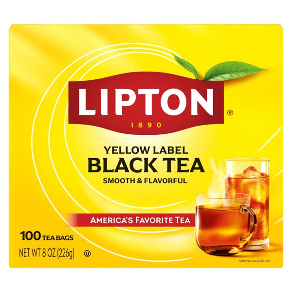 Lipton Black Tea Bags, 100 Count