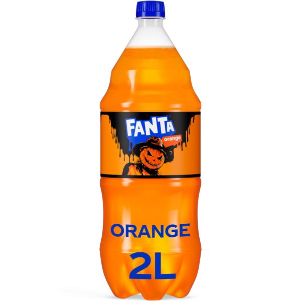 Fanta Orange Soda Pop Bottle, 2 Liter