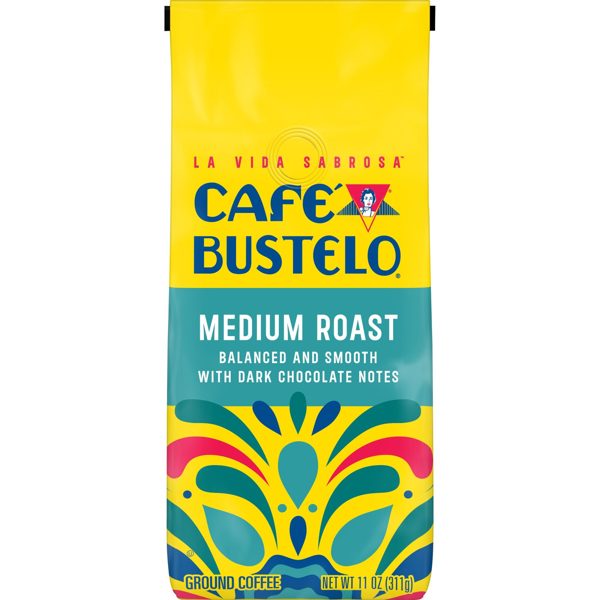 Cafe Bustelo Medium Roast Ground Coffee, 11 oz Bag