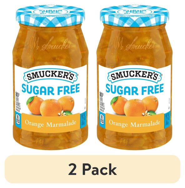 (2 pack) Smucker's Sugar Free Orange Marmalade, 12.75 oz