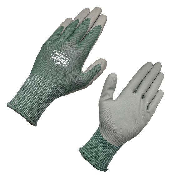 Expert Gardener Smooth Nitrile Gardening Gloves, Size S