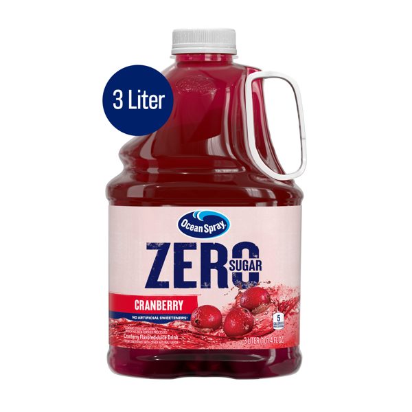 Ocean Spray® ZERO Sugar Cranberry Juice Drink, 3 Liter Bottle