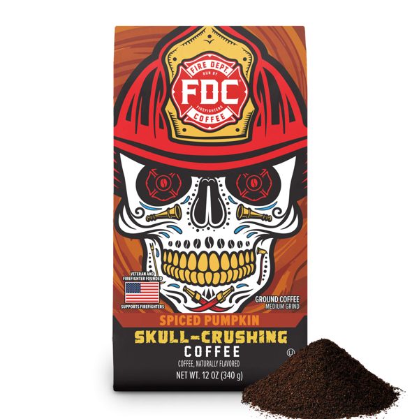 Fire Department Coffee Spiced Pumpkin Ground Coffee 12oz