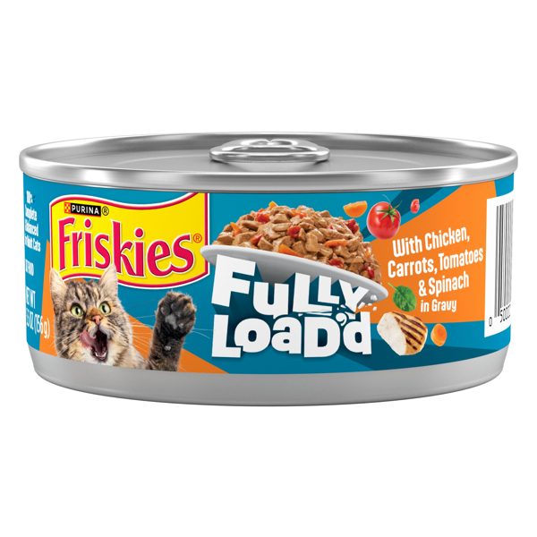 Purina Friskies Fully Load'd Chicken Flavor Wet Cat Food, 5.5 oz Can