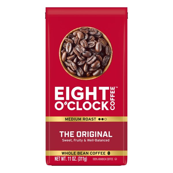 Eight O'Clock Coffee Original Whole Bean Medium Roast Arabica Coffee 11 oz