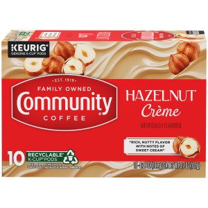 Community® Coffee Hazelnut Creme Single-Serve Cups 10 Count Box