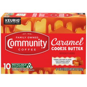 Community® Coffee Caramel Cookie Butter Single-Serve Cups 10 Count Box