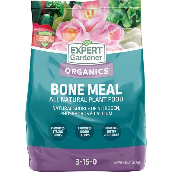 Expert Gardener Bone Meal Plant Food Fertilizer, 3-15-0, 4 lb