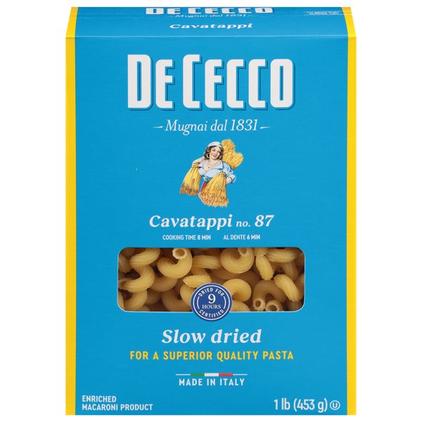De Cecco Cavatappi No. 87 Pasta, 16 oz