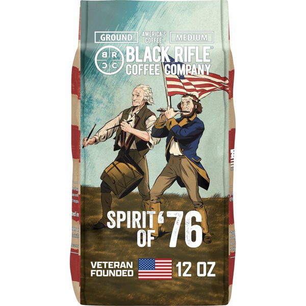 Black Rifle Coffee Spirit of '76, Medium Roast, Ground Coffee, 12 oz