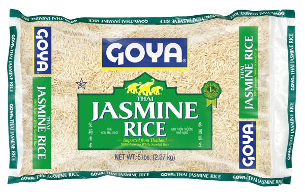 GOYA Thai Jasmine Rice, 5 lb Bag, Fat-Free, Low Sodium, Gluten Free