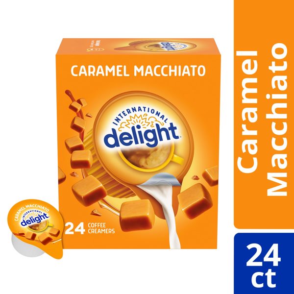 International Delight Caramel Macchiato Coffee Creamer Singles, 0.44 fl oz, 24 Count