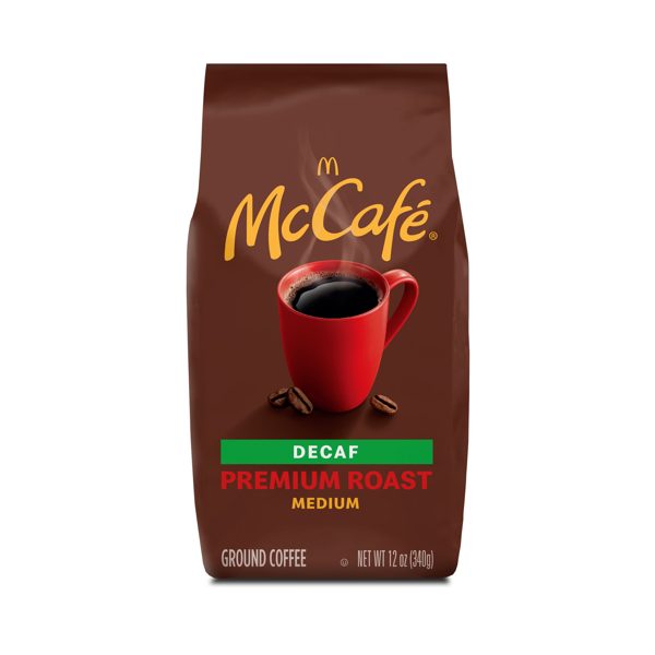 McCafe Premium Roast Decaf, Medium Roast, Ground Coffee, 12 oz