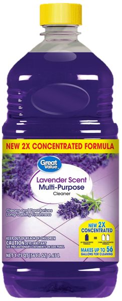 Great Value Concentrated Multi Purpose Cleaner, Lavender Scent, 56 fl oz
