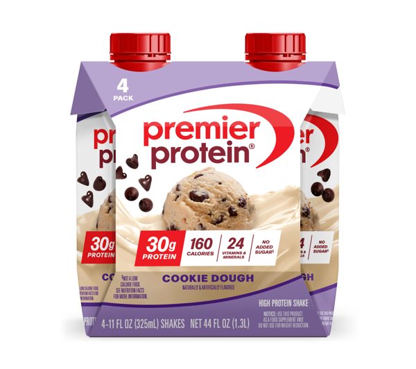 Premier Protein Shake, Cookie Dough, 30g Protein, 11 fl oz, 4 Ct