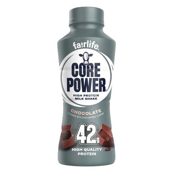 Core Power High Protein Shake, Chocolate, 42g Bottle, 14 fl oz
