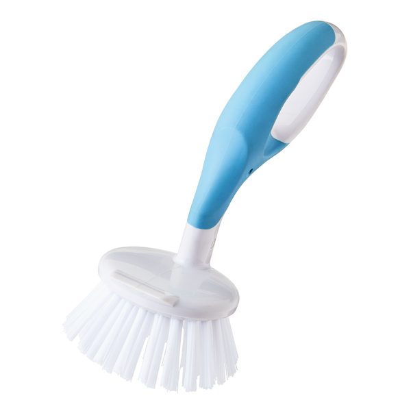 Great Value Non-Slip Grip Small Handy Scrubber, Blue