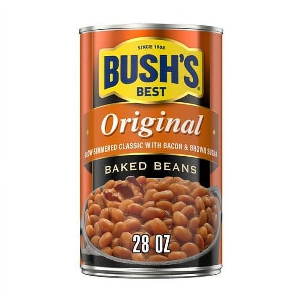 (3 pack) Bush's Original Baked Beans, Canned Beans, 28 oz Can