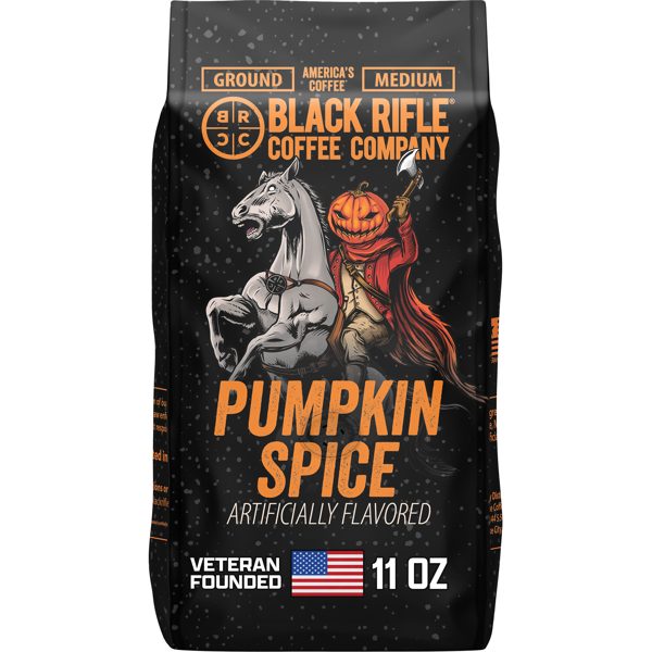 Black Rifle Coffee Pumpkin Spice, Medium Roast, Ground Coffee, 11oz