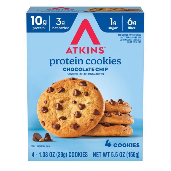 Atkins Chocolate Chip Cookie 4PK