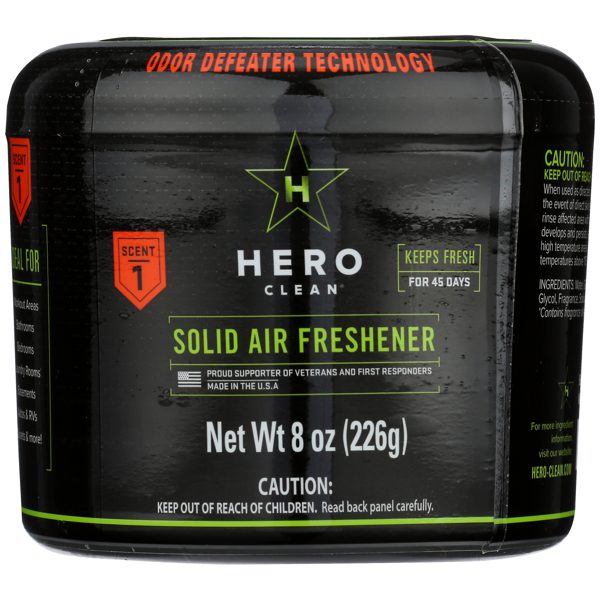 Hero Clean Solid Air Freshener, Scent 1, 8-Ounce
