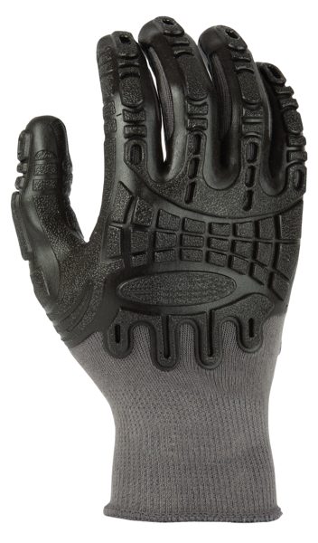 Expert Gardener Impact Gloves Grey/Black Large