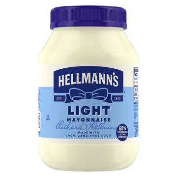 Hellmann's Light Mayonnaise, Sandwich Spread Condiments, 30 fl oz Jar