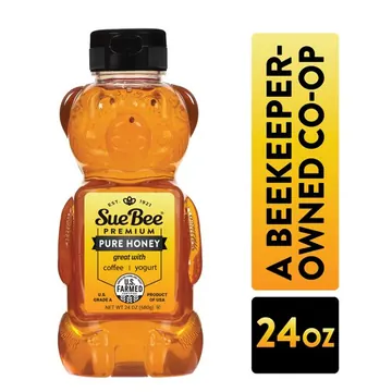 Sue Bee Honey, Premium Clover Honey, 24 oz