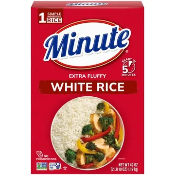 Minute Instant White Rice, Light and Fluffy, Gluten Free, 42 oz