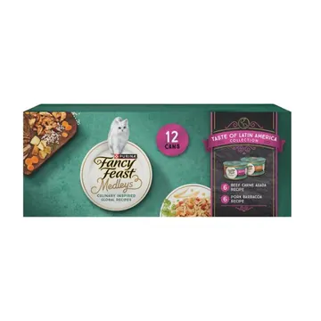 Purina Fancy Feast Medleys Latin America Canned Cat Food Variety Pack, 3 oz. Cans (12 Count)