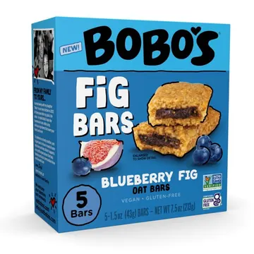 Bobo’s Blueberry Fig Bar, 5 Pack of 1.5oz bars