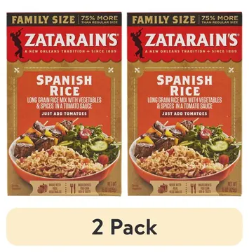 (2 pack) Zatarain's Spanish Rice, 15.0 oz Box