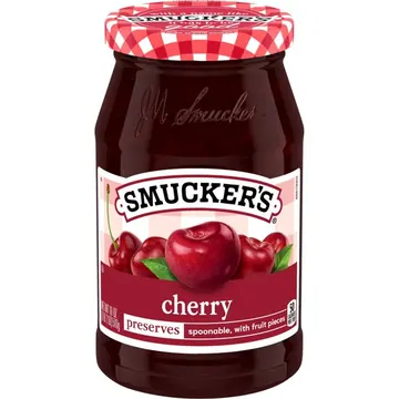 Smucker’s Cherry Preserves, 12 oz Jar