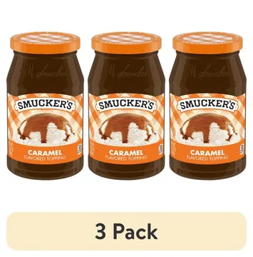 (3 pack) Smucker's Caramel Topping, 12.25 ozs