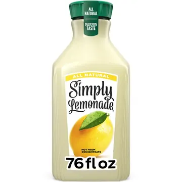 Simply Lemonade Bottle, 76 fl oz