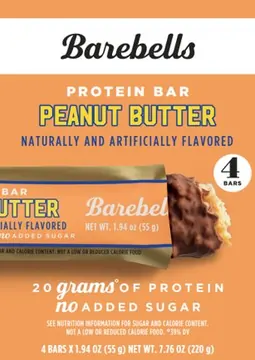 Barebells Peanut Butter Protein Bar 55g 4pk